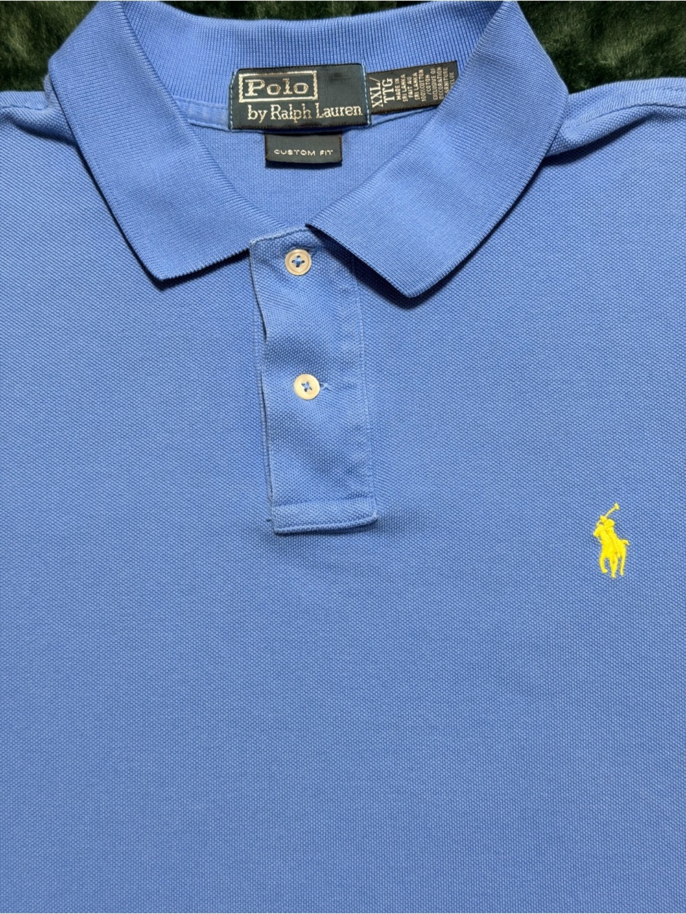 Ralph Lauren Men’s Royal Blue Polo with Yellow Pony
